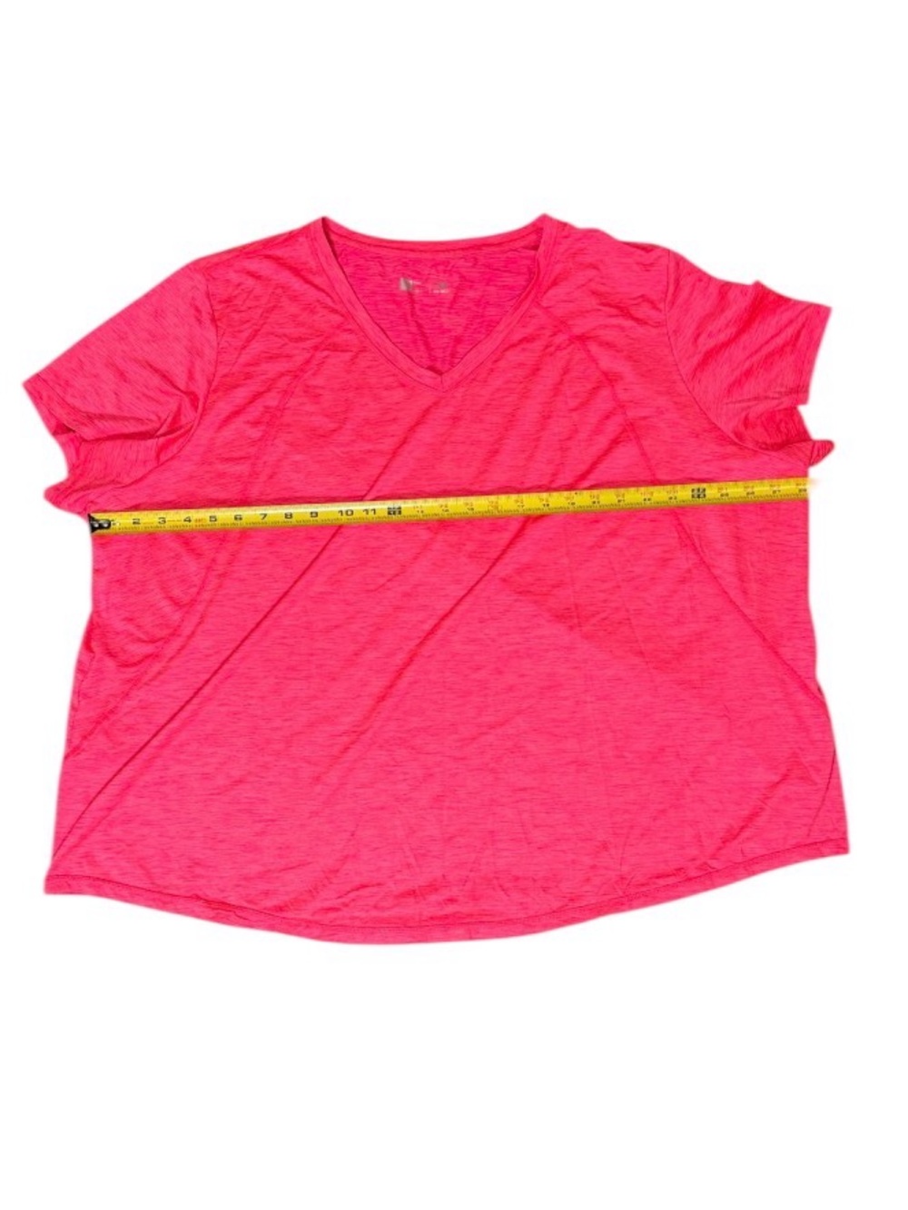 Women's Xersion V-Neck Semi Fit Work out Top - Hot Pink - Picture 4 of 6
